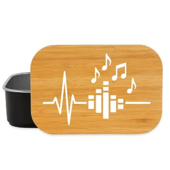 Pulse of Music Heartbeat Equalizer - Lunch Box - black - Front