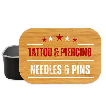 Needles & Pins Stars - Lunch Box - Schwarz - Vorne