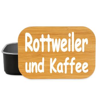 Rottweiler - Boîte à goûter - noir - Devant