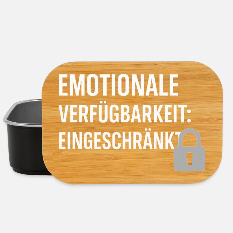 Limited emotional availability - Lunch Box - black