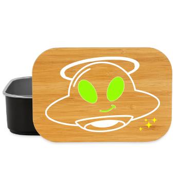 Pilote extraterrestre d’OVNI mignon Kawaii Vector - Boîte à goûter - noir - Devant