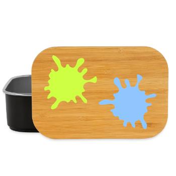 Neon Spritzer Splatter - Lunch Box - Schwarz - Vorne