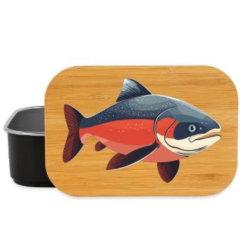 Lachse Lachs - Lunch Box - Schwarz - Vorne