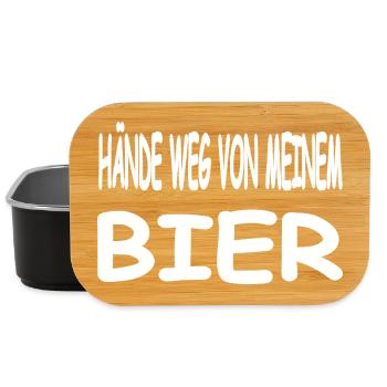 Bier - Lunch Box - Schwarz - Vorne