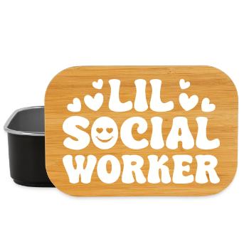 Assistant social Quota Lil Assistant social Travail social - Boîte à goûter - noir - Devant
