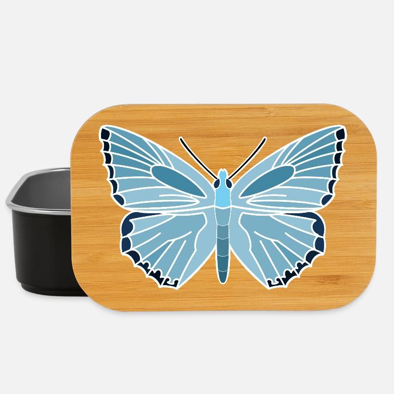 Silver-green blue - Lunch Box - black
