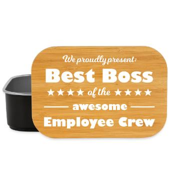 Bester Chef der großartigen Belegschaft - Lunch Box - Schwarz - Vorne
