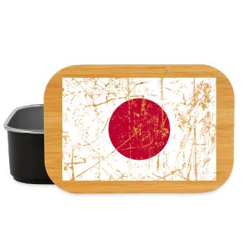Japan flag Japan Fahne flag Flagge bandera - Lunch Box - black - Front