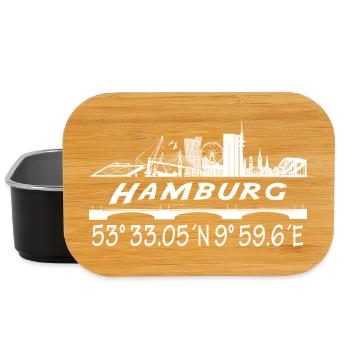 Hamburg - Lunch Box - Schwarz - Vorne