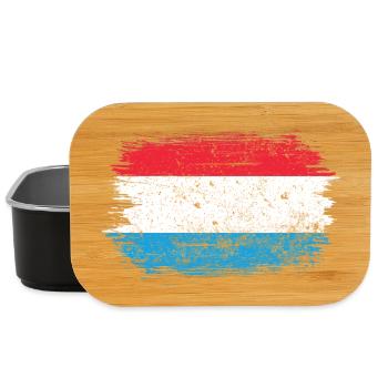 Coup de pinceau Drapeau néerlandais - Boîte à goûter - noir - Devant