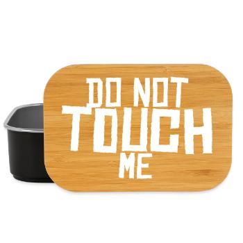 Do not touch me ! - Lunch Box - black - Front