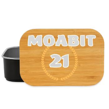 Berlin Moabit 21 Shirt - Lunch Box - Schwarz - Vorne
