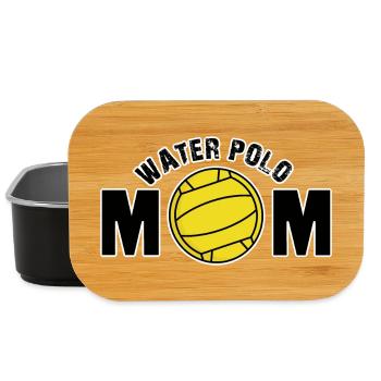 Wasserball Mutter Mama Mom - Lunch Box - Schwarz - Vorne