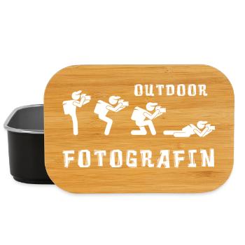 Outdoor Fotografin - Lunch Box - Schwarz - Vorne