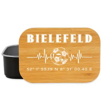 Koordinaten Bielefeld - Lunch Box - Schwarz - Vorne