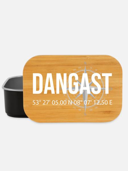 Koordinaten Dangast - Lunch Box - Schwarz