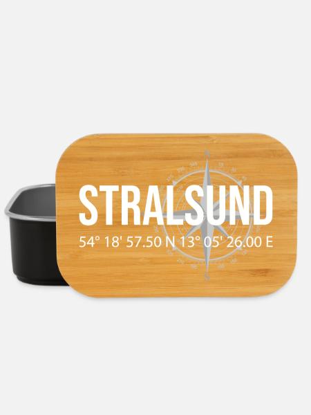 Koordinaten Stralsund - Lunch Box - Schwarz