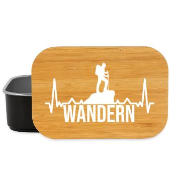 Wandern - Herzlinie - Lunch Box - Schwarz - Vorne