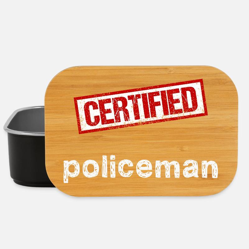 Policeman - Lunch Box - black