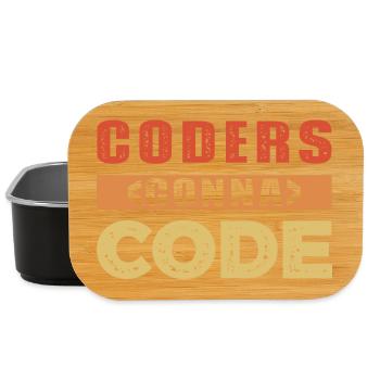 Developer Saying - Lunch Box - black - Front