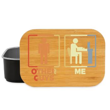 Programmierer Strichmännchen - Lunch Box - Schwarz - Vorne