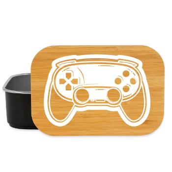 Videospiel Controller Zeichnung - Lunch Box - Schwarz - Vorne