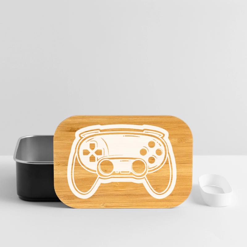Video Game Controller Drawing Lunch Box