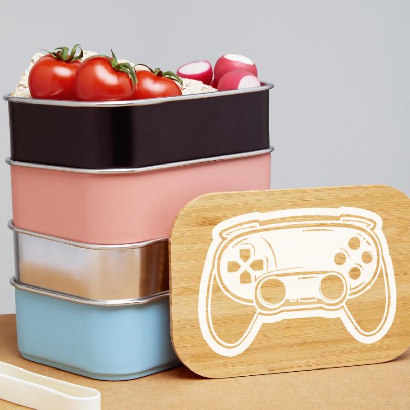 Video Game Controller Drawing Lunch Box