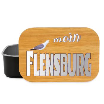 Flensburg Möwe & Moin Design - Lunch Box - Schwarz - Vorne