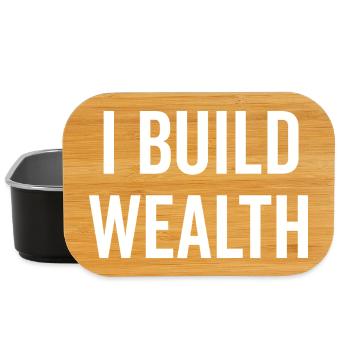 I Build Wealth - Lunch Box - black - Front