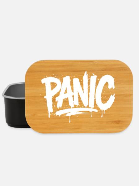 PANIC Expressive Grau-Ästhetik mit Risiko-Bothrin - Lunch Box - Schwarz