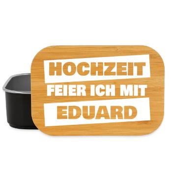 Bachelor Party Eduard - Lunch Box - black - Front