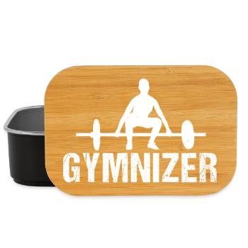 Bodybuilding Fitness Vintage Gym Athletes Workout - Lunch Box - black - Front