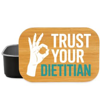Registrierter Ernährungsberater mit Zertifizierung als Ernährungsberater (Registered Dietitian Certified Counselor) - Lunch Box - Schwarz - Vorne