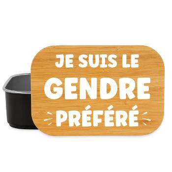 son-in-law - Lunch Box - black - Front