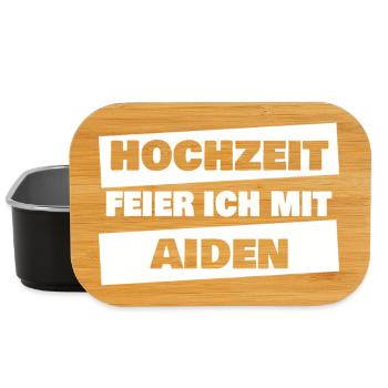 Bachelor Party Aiden - Lunch Box - black - Front