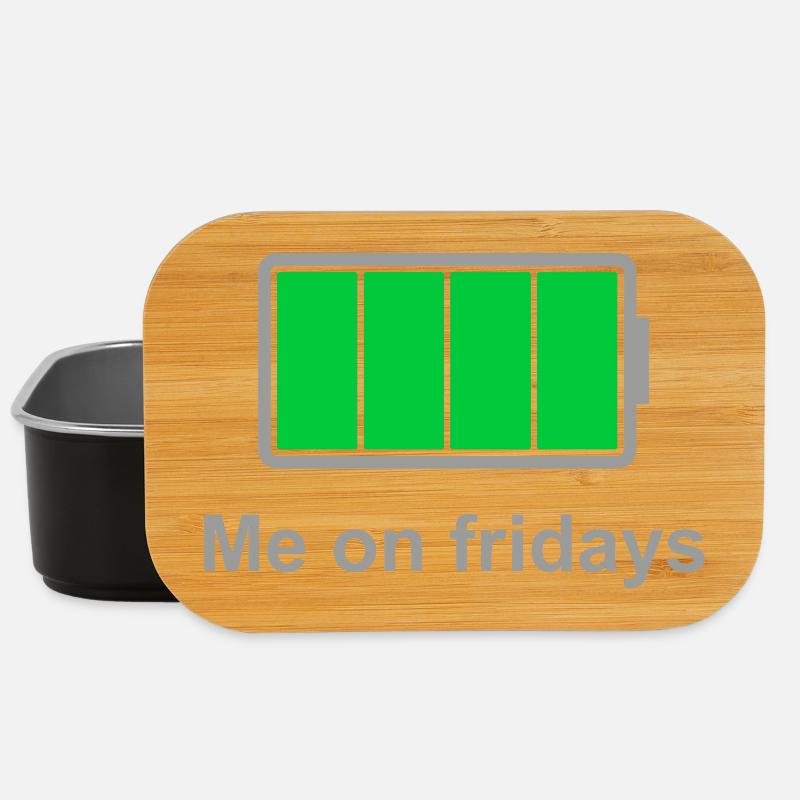 Full Battery Fridays - Lunch Box - Schwarz