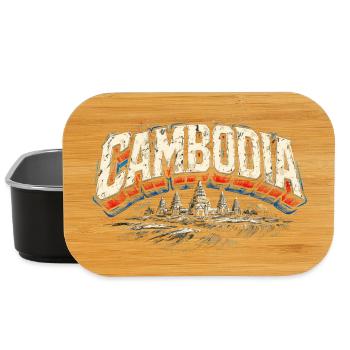 Kambodscha Kambodschaner Cambodia - Lunch Box - Schwarz - Vorne