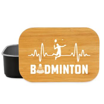 Badminton - Lunch Box - black - Front
