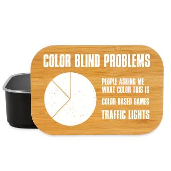 Color Blind Problems - Lunch Box - black - Front