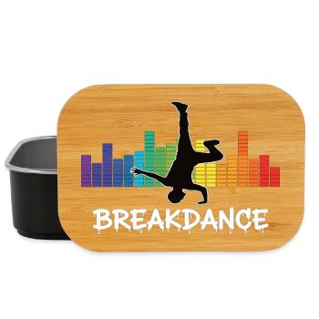 Breakdance Streetstyle Hip Hop DJ Dance - Lunch Box - Schwarz - Vorne