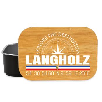 Long timber - Lunch Box - black - Front