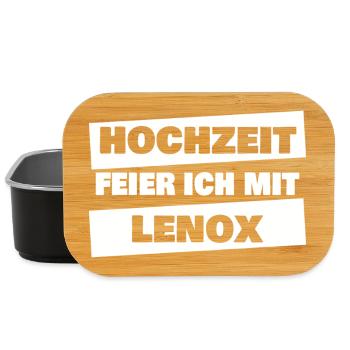 Heiraten Lenox - Lunch Box - Schwarz - Vorne