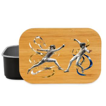Duellfecht-Energie-Bänder - Lunch Box - Schwarz - Vorne