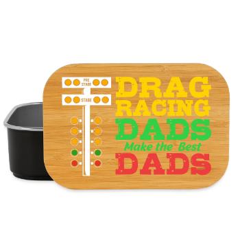 Drag Race Vater Papa Dad - Lunch Box - Schwarz - Vorne