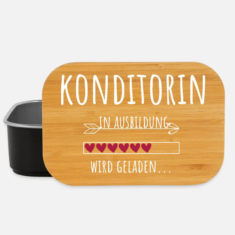 Konditorin Azubi Beruf Ausbildung Backen - Lunch Box - Schwarz