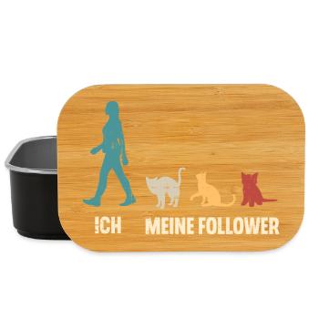 Ich Meine Follower Katzen - Lunch Box - Schwarz - Vorne