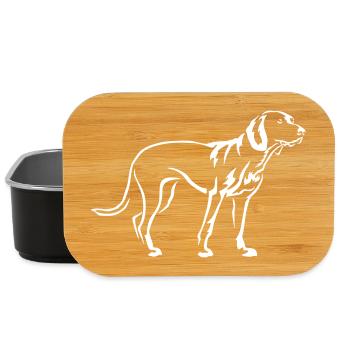 Bayerischer Gebirgsschweißhund "Black Edition" - Lunch Box - Schwarz - Vorne