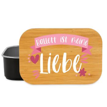 Ballett Ballerina Balletttänzerin Geschenk - Lunch Box - Schwarz - Vorne