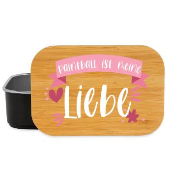 Paintball ist meine Liebe - Gotcha Geschenk - Lunch Box - Schwarz - Vorne